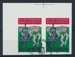 O 1991 Vívó Világbajnokság ívsarki Vágott Pár (4.400) - Autres & Non Classés