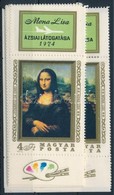 ** 1974 10 Db Mona Lisa Bélyeg Felső Szelvénnyel (12.000) - Other & Unclassified