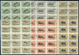 O 1953 30 Db Erdei állatok Sor ívdarabokban (18.000) - Other & Unclassified