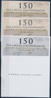 ** 2000/8 150 éves A Bélyeg Magyarországon 4 Db-os Emlékív Garnitúra Azonos Sorszámmal (20.000) - Autres & Non Classés
