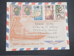 POLYNESIE FRANçAISE - Env Illustrée D'un Militaire De Papeete Pour Strasbourg - Par Avion - 1963 - P22087 - Lettres & Documents