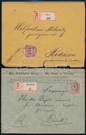 14 Db Küldemény Az 1880-1890-es évekből Közte 2 Ajánlott Levél - Other & Unclassified