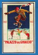 CARTOLINA SPORT - PATTINAGGIO, MILANO PALAZZO Del GHIACCIO. 1923.  RIPRODUZIONE.   Vedi Descrizione - Figure Skating