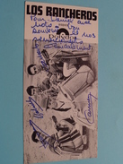 LOS RANCHEROS ( Zie Foto's ) ! - Autogramme