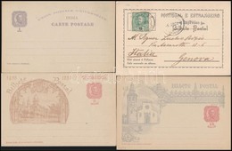 Portugália 1898 3 Db Díjjegyes + 1 Db Bélyeges Levelezőlap - Autres & Non Classés