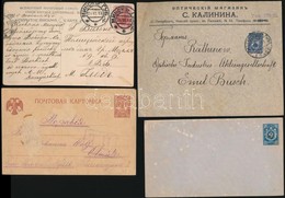 Oroszország 1910-1913 6 Db Boríték és Levelezőlap - Autres & Non Classés