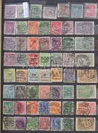 O Deutsches Reich 1922-1924 Kb. 112 Db Inflációs Bélyeg, Szép, Olvasható Bélyegzésekkel, Közte Sok Magas értékű, Berakól - Autres & Non Classés