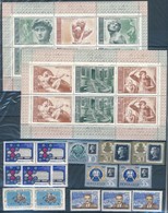 ** Szovjetunió 14 Sor, 24 Bélyeg és 6 Blokk Ill. Kisív 2 Berakólapon / USSR 14 Sets, 24 Stamps, 6 Block Or Minisheet - Autres & Non Classés