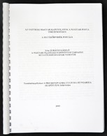 Surányi László: Az Osztrák-magyar Kapcsolatok A Magyar Posta Történetében:  A Határőrvidék Postája (1995) - Autres & Non Classés