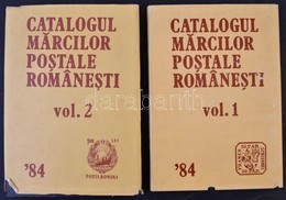 Catalog Marcilor Postale Romanesti 1984 Román Bélyegek Katalógusa 2 Kötet - Autres & Non Classés