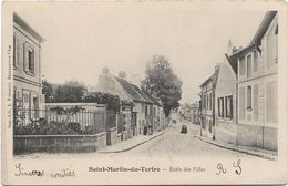 Yonne SAINT MARTIN DU TERTRE Ecole Des Filles Dos Non Divisé ...G - Saint Martin Du Tertre