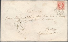 1869 5kr Levélen / On Cover 'BALASSA GYARMATH' - Pest - Other & Unclassified