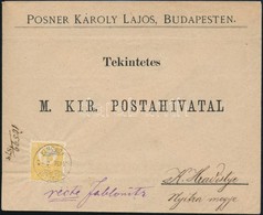 1874 M. Kir. Postahivatalnak Címzett Helyi Levél 2kr Bérmentesítéssel, Majd Továbbküldve Jabloniczba - Autres & Non Classés