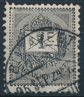 O 1889 1kr Papírránc, Ketté Szakadt Bal Oldali Gyöngysor - Autres & Non Classés