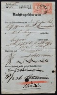1875 Szinesszámú 2 X 5kr Ajánlott Tudakozványon / 2 X Mi 17 On Registered Reclamation 'SZLATINA' - 'LUGOS KRASSÓ M.' - ' - Autres & Non Classés