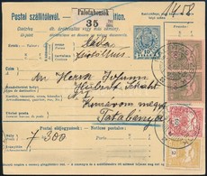 1916 Csomagszállító ,,PALOTABOZSOK' - Autres & Non Classés