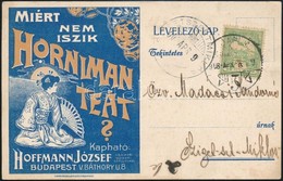 1918 Reklámlap HJ Céglyukasztásos Bélyeggel - Autres & Non Classés