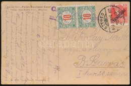 1919 Képeslap 2 X 10f Portóval - Other & Unclassified