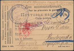 1915 Korai Hadifogolylap Oroszországból Cenzúrákkal / Censored P.O.W. Postcard From Russia - Autres & Non Classés