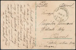 1916 Sarajevo Képeslap Haditengerészeti Postával ,,S.M.S. ORJEN' - Other & Unclassified