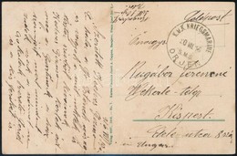 1916 Sarajevo Képeslap Haditengerészeti Postával ,,S.M.S. ORJEN' - Autres & Non Classés