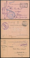 1916 3 Db Tábori Posta Levelezőlap - Autres & Non Classés