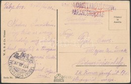 1917 Tábori Posta Képeslap / Field Postcard 'M.KIR. 51. HADOSZT. KIKÉPZŐ CSOPORT PARANCSNOKSÁG' - Other & Unclassified