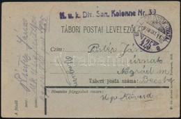 1918 Tábori Postai Levelezőlap TP 425 - Other & Unclassified