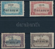 * Baranya I. 1919 4 Klf Parlament Bélyeg Antikva Számokkal, Bodor Vizsgálójellel (8.400) - Other & Unclassified