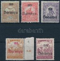 * Baranya I. 1919 5 Klf Bélyeg Antikva Számokkal, Bodor Vizsgálójellel (5.200) - Other & Unclassified