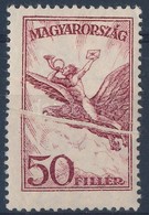 * 1927 Repülő 50f Kettős Papírránccal - Other & Unclassified