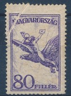 * 1927 Repülő 80f Papírránccal - Autres & Non Classés