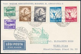 1933 Légi Levelezőlap 'WIPA REPÜLÉS / BUDAPEST-WIEN' - Autres & Non Classés