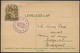 1938 Levelezőlap 'MAGYAR KIR. POSTA 298' Gumibélyegzéssel / Postcard With Auxiliary Postmark - Other & Unclassified