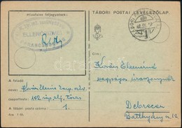 1940 Tábori Posta Levelezőlap / Field Postcard 'M.kir. 102. Vasútépítő Zlj' - Other & Unclassified