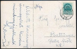 1940 Képeslap SZENTENDRE-BUDAPEST Jegyzékelőmenet Bélyegzéssel - Other & Unclassified