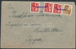 ~1940 Levél Kisegítő 'Mosonszentpéter' Vonalbélyegzéssel / Cover With Auxiliary Postmark - Other & Unclassified