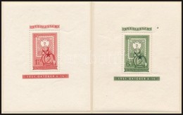 ** 1951 80 éves A Magyar Bélyeg Blokk Sor (42.000) (festékfoltok + 2Ft Gumiján Rozsdafolt) - Other & Unclassified