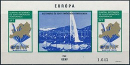 ** 1974 Európa (II.) - Genf Vágott Blokk - Other & Unclassified