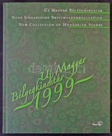 ** 1999 Új Magyar Bélyegkincstár Benne Az Ázsia állatai Blokk Fekete Nyomata Fekete Sorszámmal (40.000) / Year Book Incl - Other & Unclassified