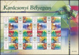 ** 2004 Karácsonyi Bélyegeim üvegdíszek Teljes ív - Other & Unclassified