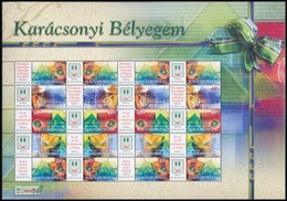 ** 2004 Karácsonyi Bélyegem (II.) - Üvegdíszek Promóciós Teljes ív Sorszám Nélkül (11.000) - Autres & Non Classés