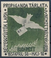 ** 1937/3a Bélyeggyűjtők Lapja, Propaganda  Tárlata Emlékblokk (6.500) - Autres & Non Classés