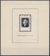(*) 1941/1b 100 éves A Bélyeg Emlékív Teljes Vízjellel (40.000) - Autres & Non Classés