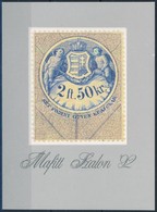 ** 1992 MAFITT Szalon '92 Emlékív Okmánybélyeggel (25.000) / Souvenir Sheet - Other & Unclassified