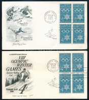 1960 Téli Olimpia 2 Klf FDC - Autres & Non Classés