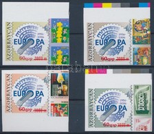 ** 2005 50 éves Az Europa CEPT Bélyeg ívszéli Vágott Sor Mi 620-623 B - Autres & Non Classés