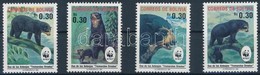 ** 1991 WWF: Pápaszemes Medve Sor Mi 1137-1140 - Autres & Non Classés
