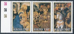 ** 1992 Karácsony ívszéli  Hármascsík Mi 1766-1768 - Autres & Non Classés