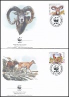 1998 WWF: Muflon Sor Mi 914-917 4 Db FDC-n - Autres & Non Classés